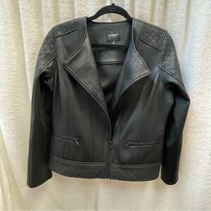 Liverpool Black Leather Jacket